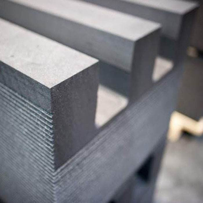 Bloc de carbone cathodique de cellules électrolytiques en aluminium avec une porosité de 18 à 22% et une conductivité thermique de 150 à 200 W/mK