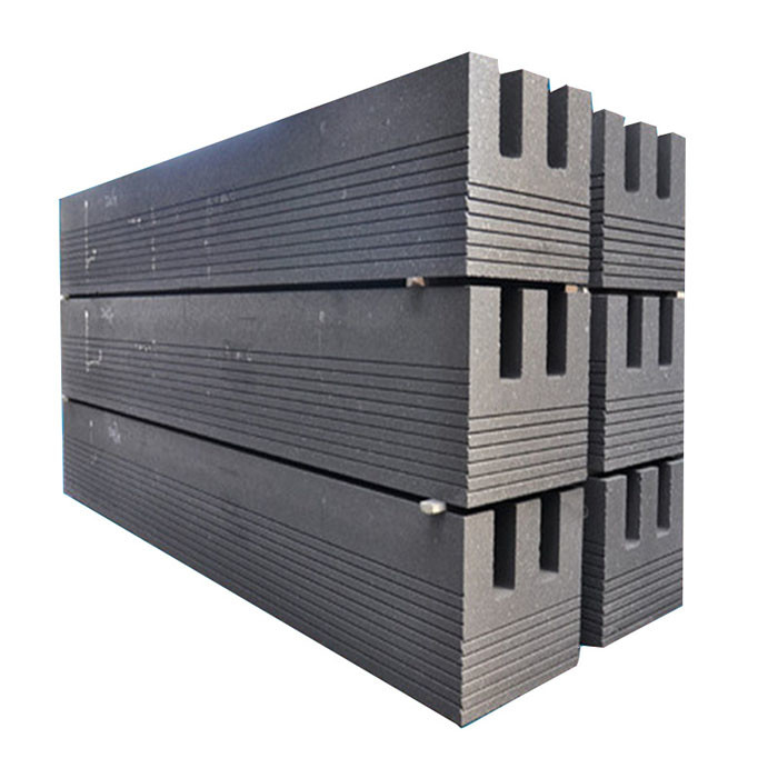 Résistivité électrique de 4-6 μΩm du bloc de carbone à cathode de graphite pour cellules électrolytiques en aluminium