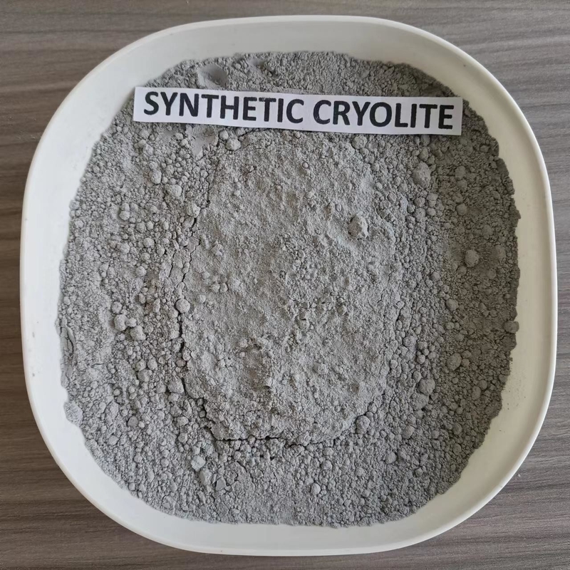 Cryolite synthétique de qualité réactif 99% Na3AIF6 Pour l'élimination de l'escargot, utilisé comme flux pour l'électrolyse de l'aluminium