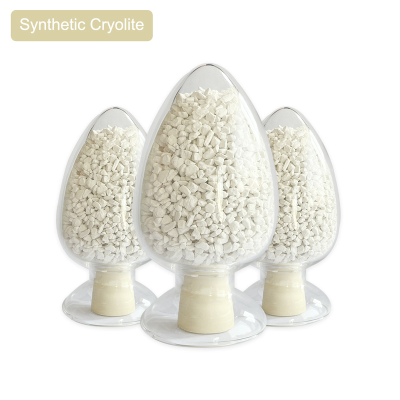 Na3alf6 Sel inorganique blanc inodore Cryolite de sodium de qualité industrielle Pour l'industrie de l'aluminium