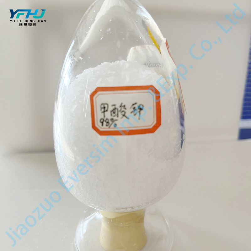 1.91 g/cm3 Densité Formate de potassium comme agent réducteur dans l'industrie de la teinture