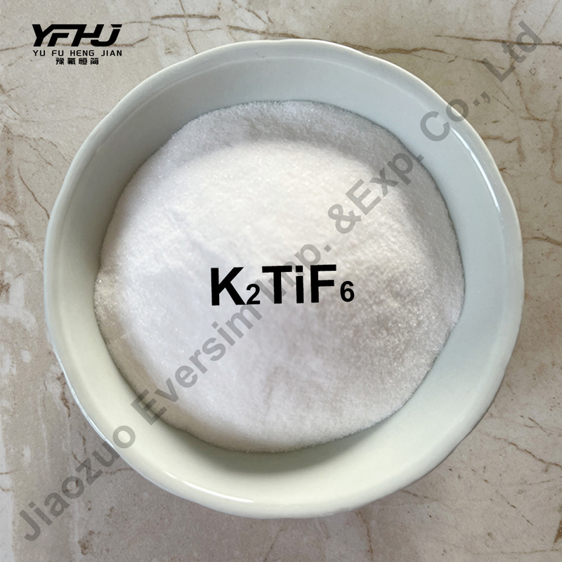 CAS 16919-27-0 Fluorotitanate de potassium K2 (TiF6) en poudre blanche pour l'industrie du verre