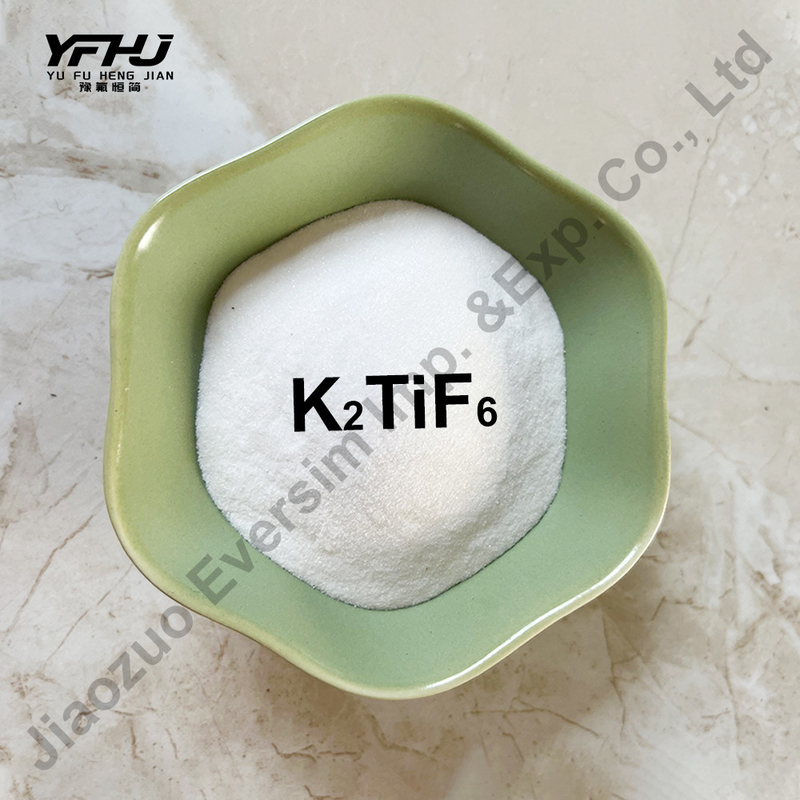 CAS 16919-27-0 Fluorotitanate de potassium K2 (TiF6) en poudre blanche pour l'industrie du verre