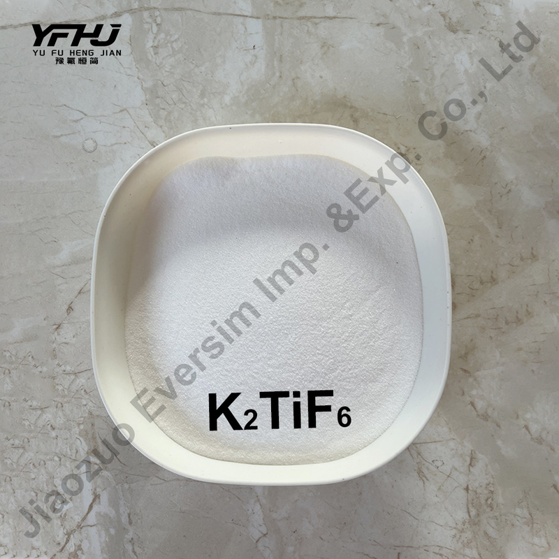 CAS 16919-27-0 Fluorotitanate de potassium K2 (TiF6) en poudre blanche pour l'industrie du verre