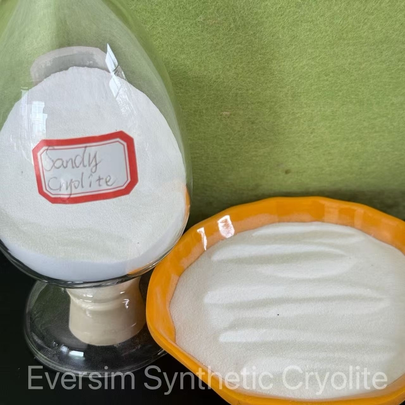 Produit chimique CAS15096-52-3 Sable blanc Na3AlF6 Cryolite synthétique pour l'industrie céramique