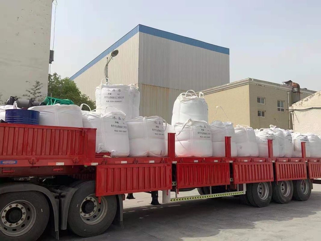 Production d'industrie de fluorure en aluminium de 325 Mesh Synthetic Granular Cryolite For